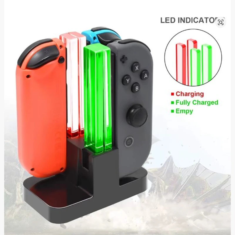 Estación De Carga Controles Nintendo Switch - imagen 2