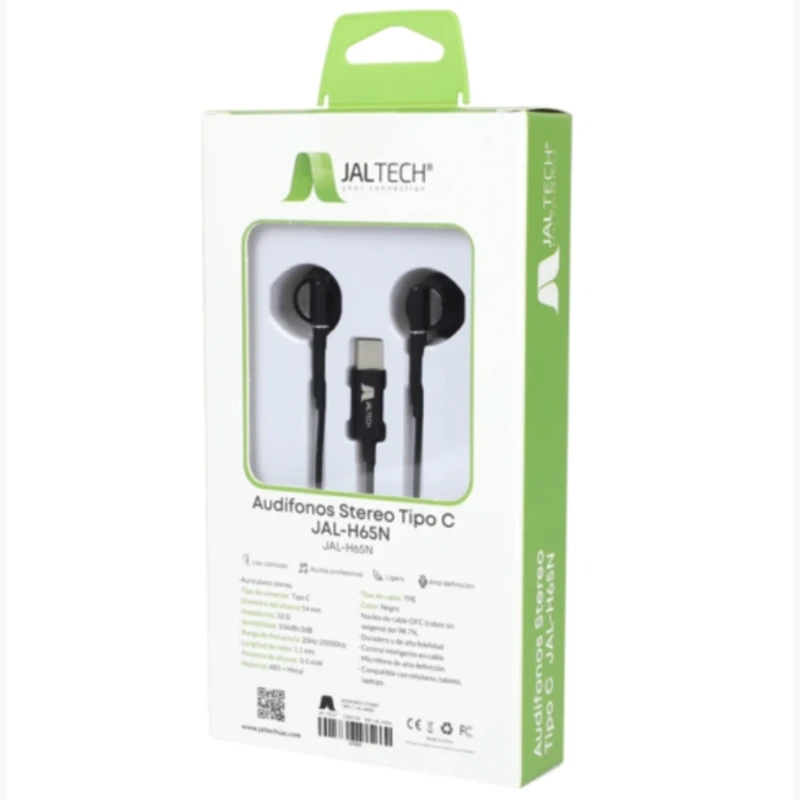 Audifono Stereo Tipo C Jal-h65n - imagen 1
