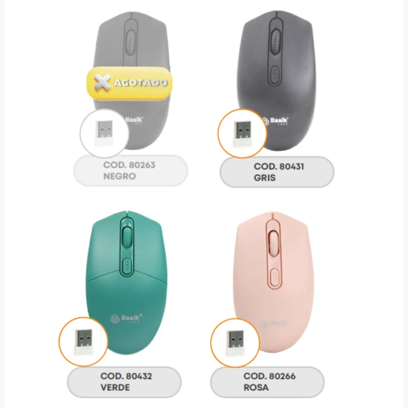 Mouse Inalámbrico Basik Tech - imagen 1