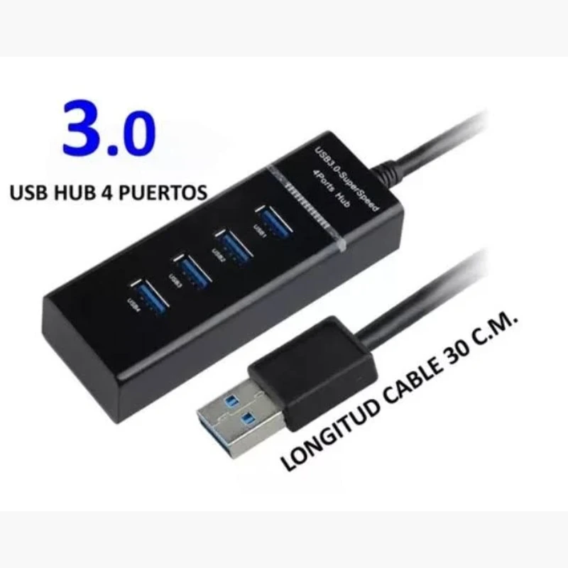 Multiplicador De Puertos Hub 3.0 Basik Tech - imagen 1