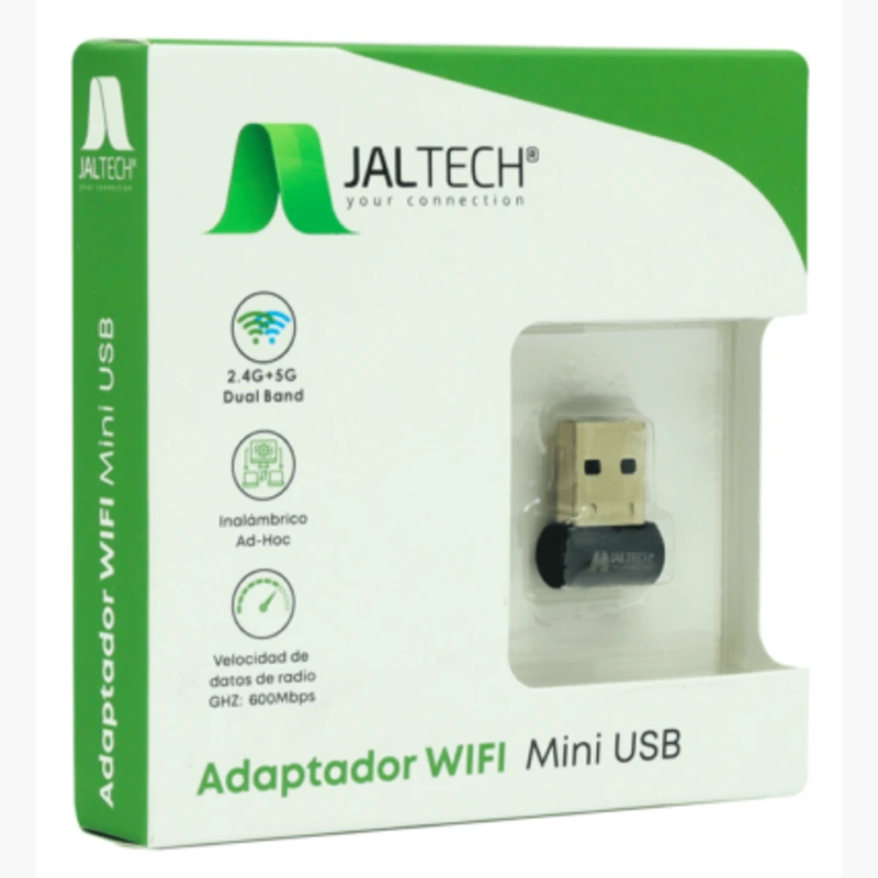 Adaptador Wifi Mini Usb Dual Band 2.4+5g - imagen 1