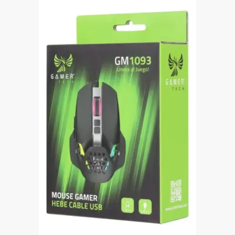 Mouse Gamer Hebe Cable Usb - imagen 1