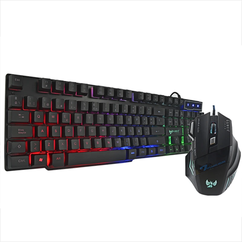 Combo Usb Teclado Y Mouse Gamer T. Gt300c - imagen 1
